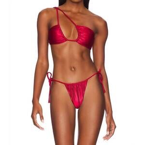 NEW DEVON WINDSOR estella bikini top in ruby